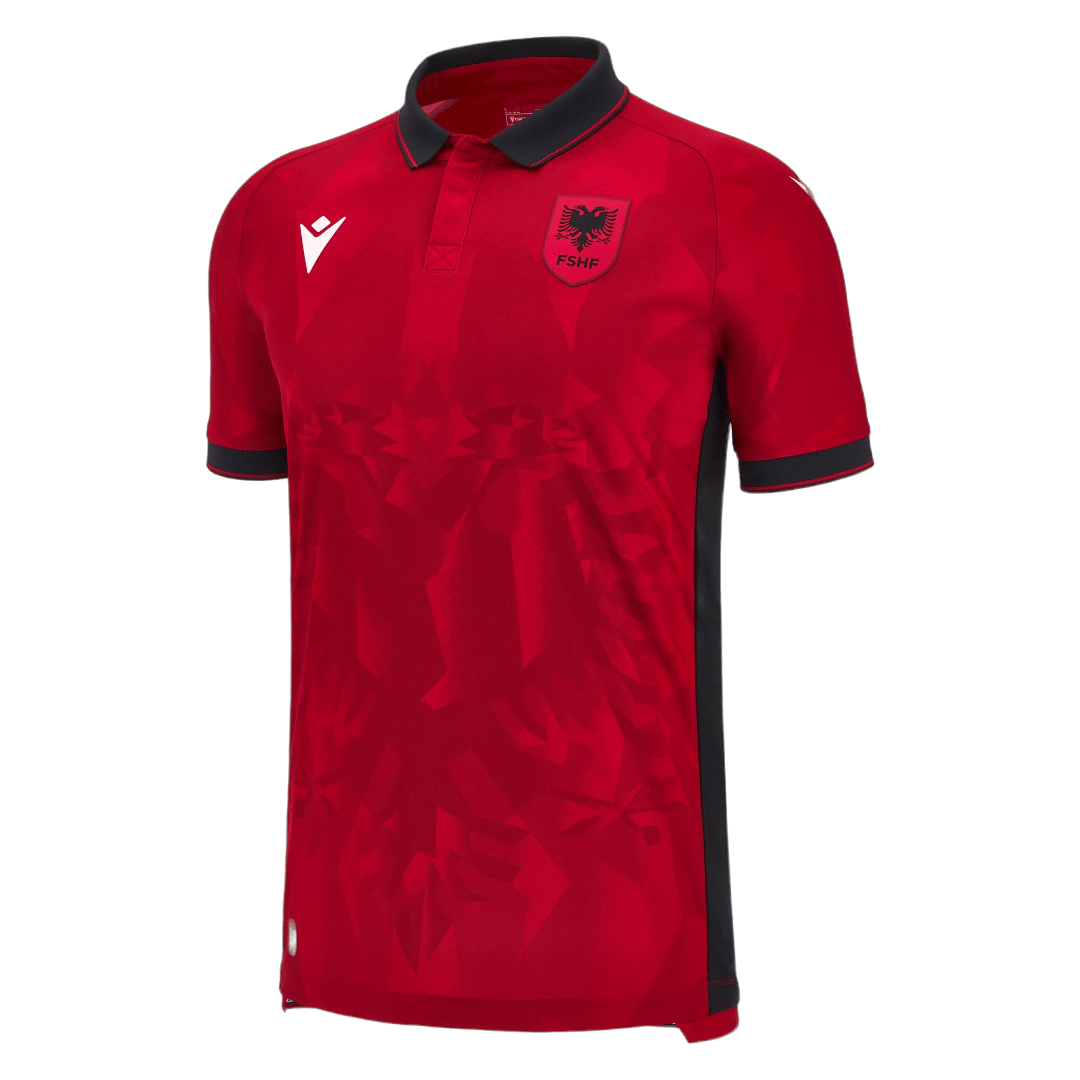 Macron T-Shirts Kinder Heimtrikot Albanien FSHF 2023/2024 MACRON Original