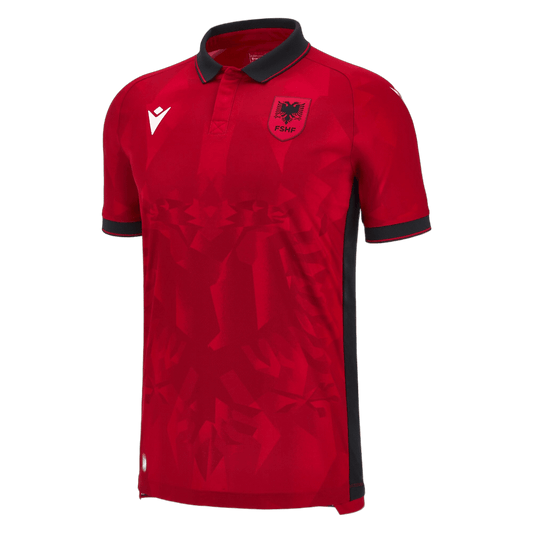 Macron T-Shirts Kinder Heimtrikot Albanien FSHF 2023/2024 MACRON Original