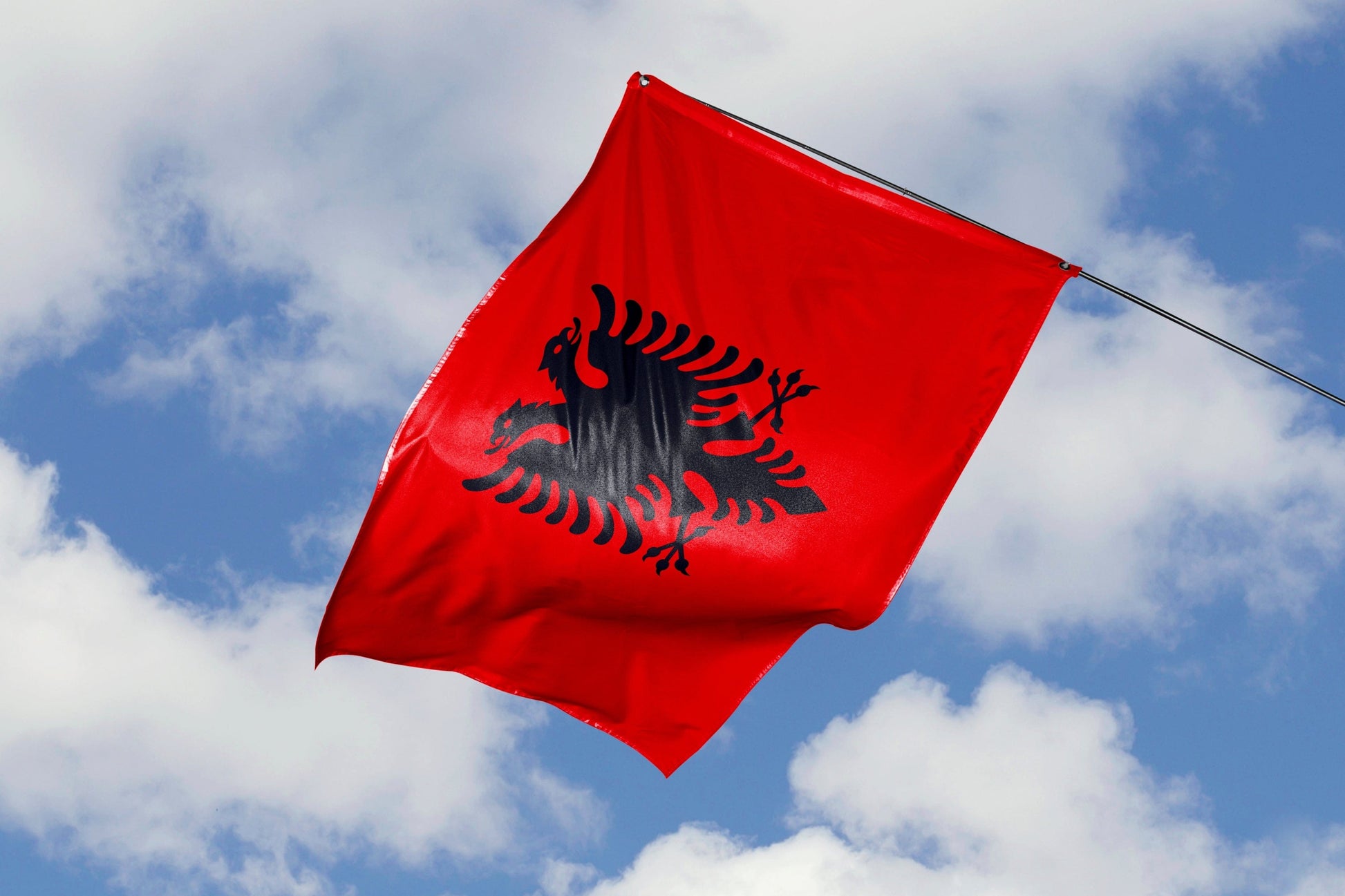 Made in Albania Flagge Albanien Flagge Standard 90 x 150 cm