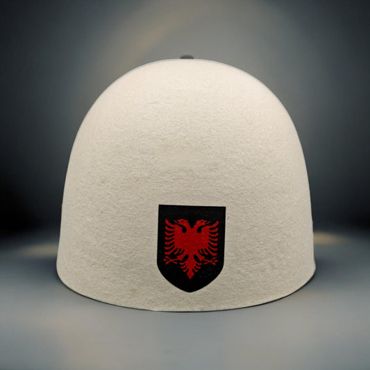 Made in Albania Hüte Plis Emblem (Kosova) Zi e Kuq