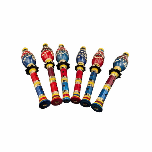 Made in Albania Instrument Traditionelle Balkan Holzflöte Breit