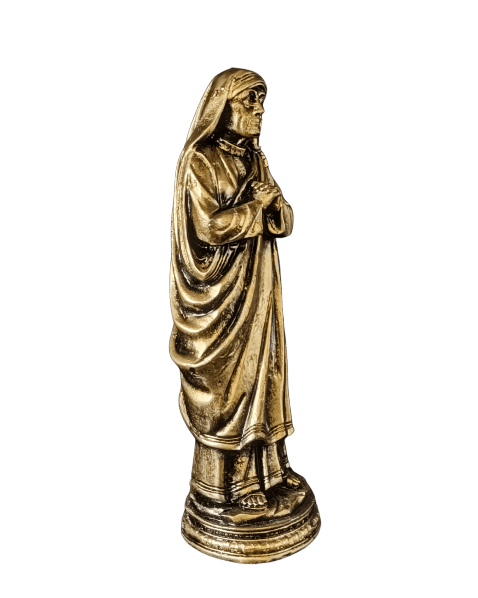 Mutter Teresa Statue – Gold - Albanien Shop