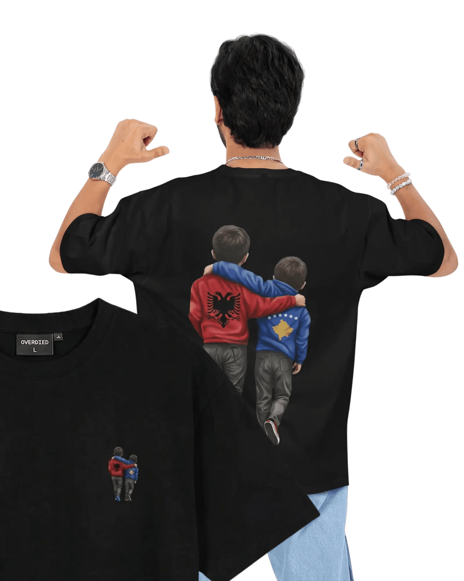 Na jemi Nje Oversized T-Shirt Universal 1 - Vorverkauf - Albanien Shop