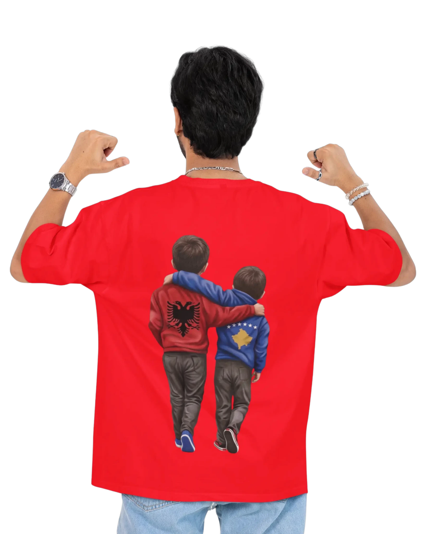 Na jemi Nje Oversized T-Shirt Universal 1 - Vorverkauf - Albanien Shop