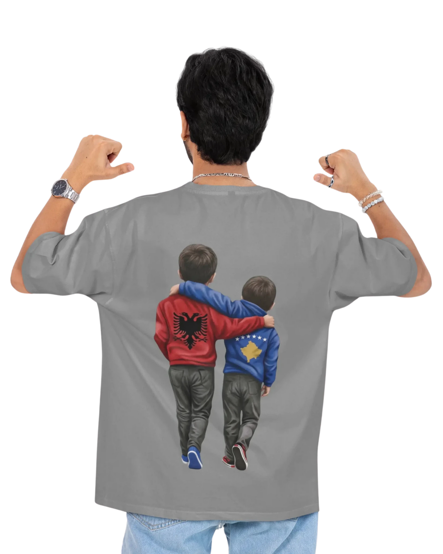 Na jemi Nje Oversized T-Shirt Universal 1 - Vorverkauf - Albanien Shop