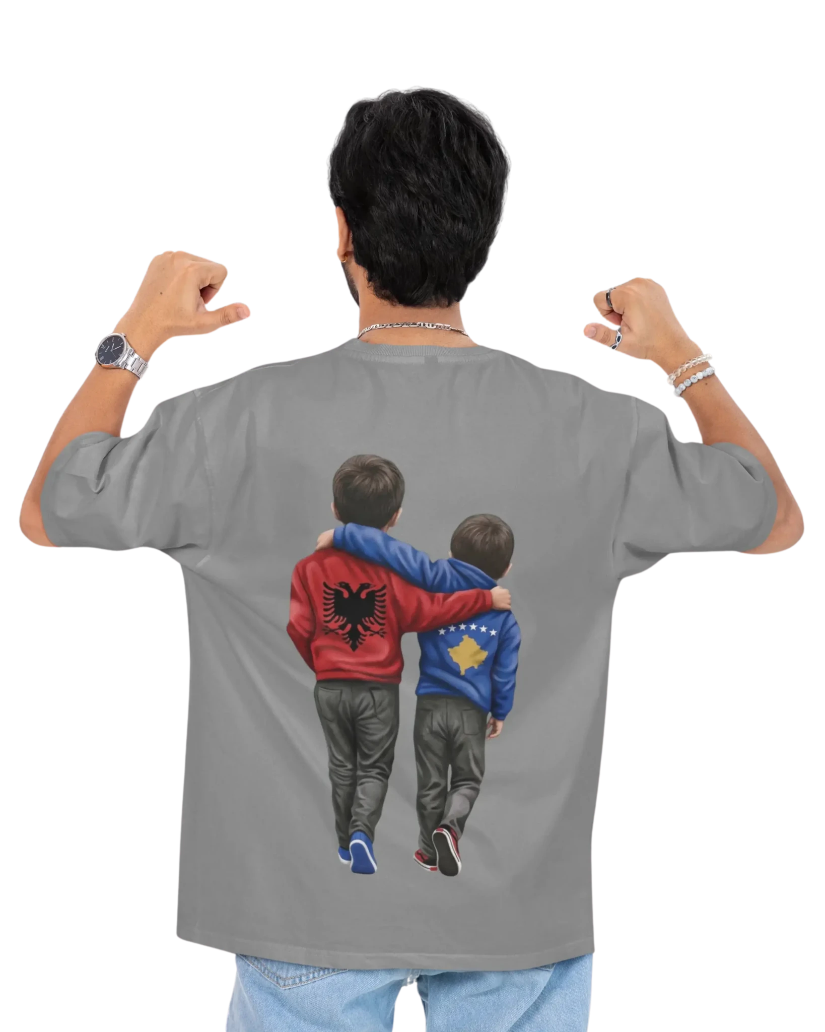 Na jemi Nje Oversized T-Shirt Universal 1 - Vorverkauf - Albanien Shop