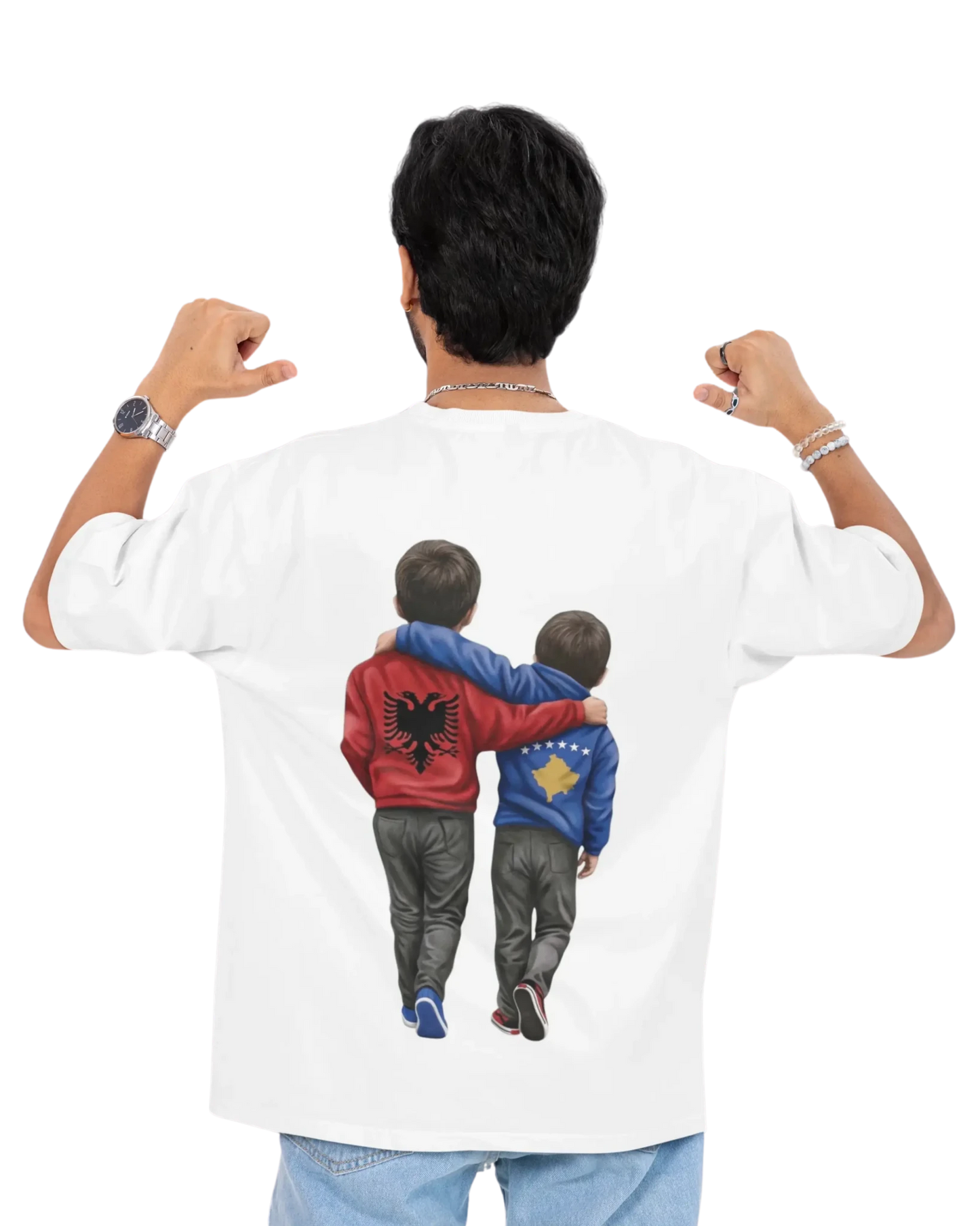 Na jemi Nje Oversized T-Shirt Universal 1 - Vorverkauf - Albanien Shop