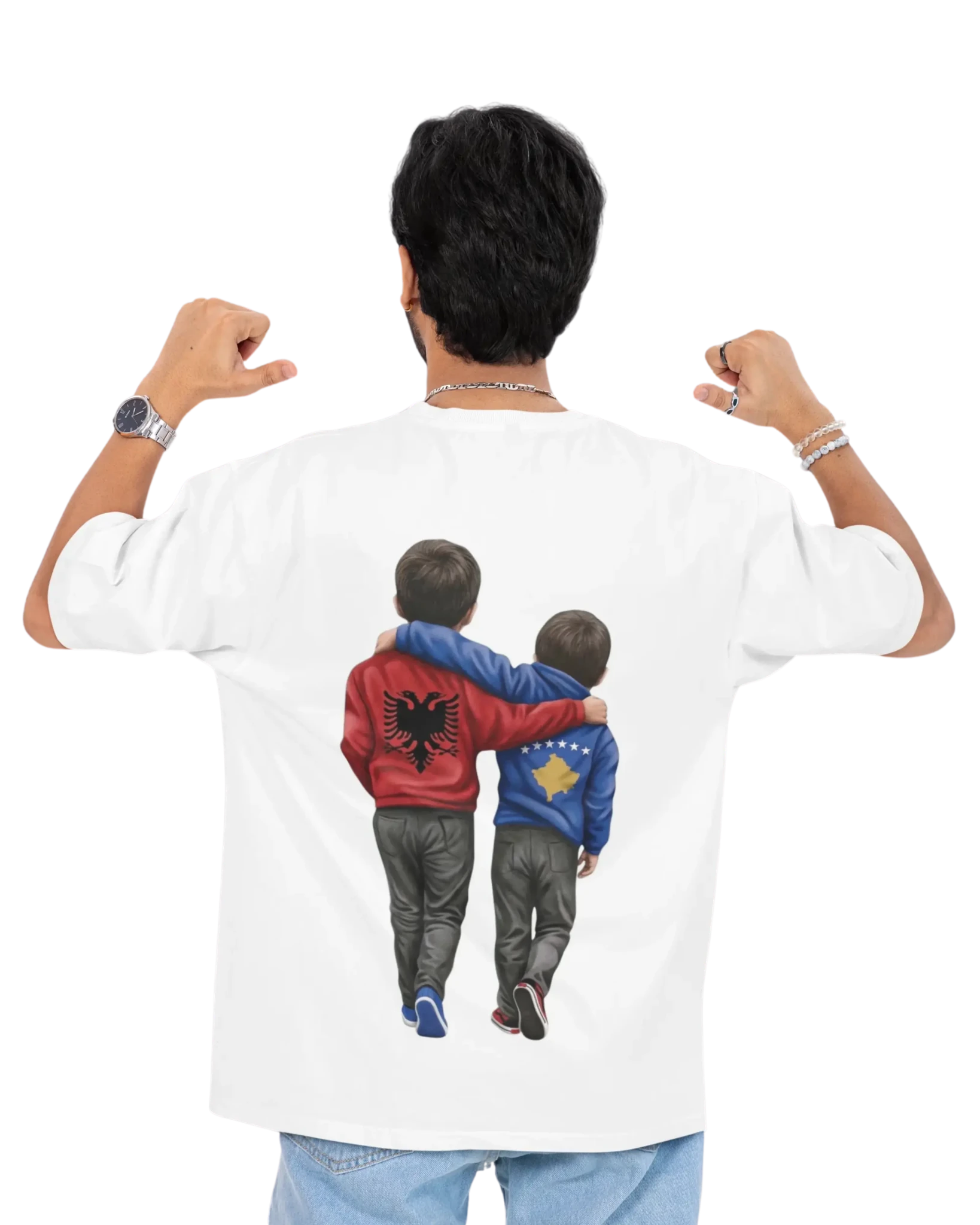 Na jemi Nje Oversized T-Shirt Universal 1 - Vorverkauf - Albanien Shop