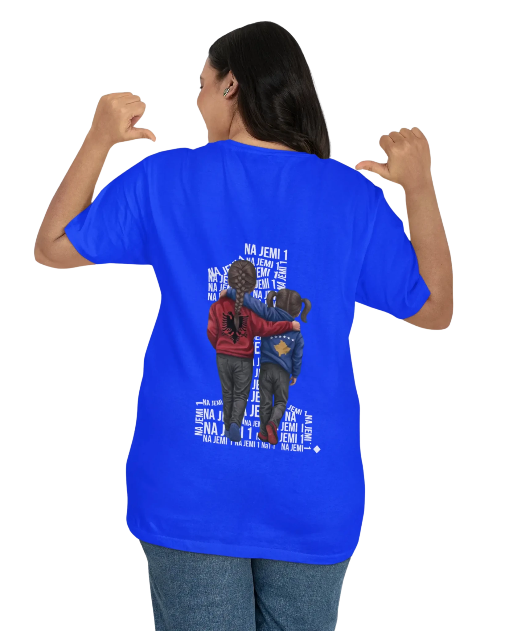 Na jemi Nje Oversized T-Shirt Universal 2 Vorverkauf - Albanien Shop