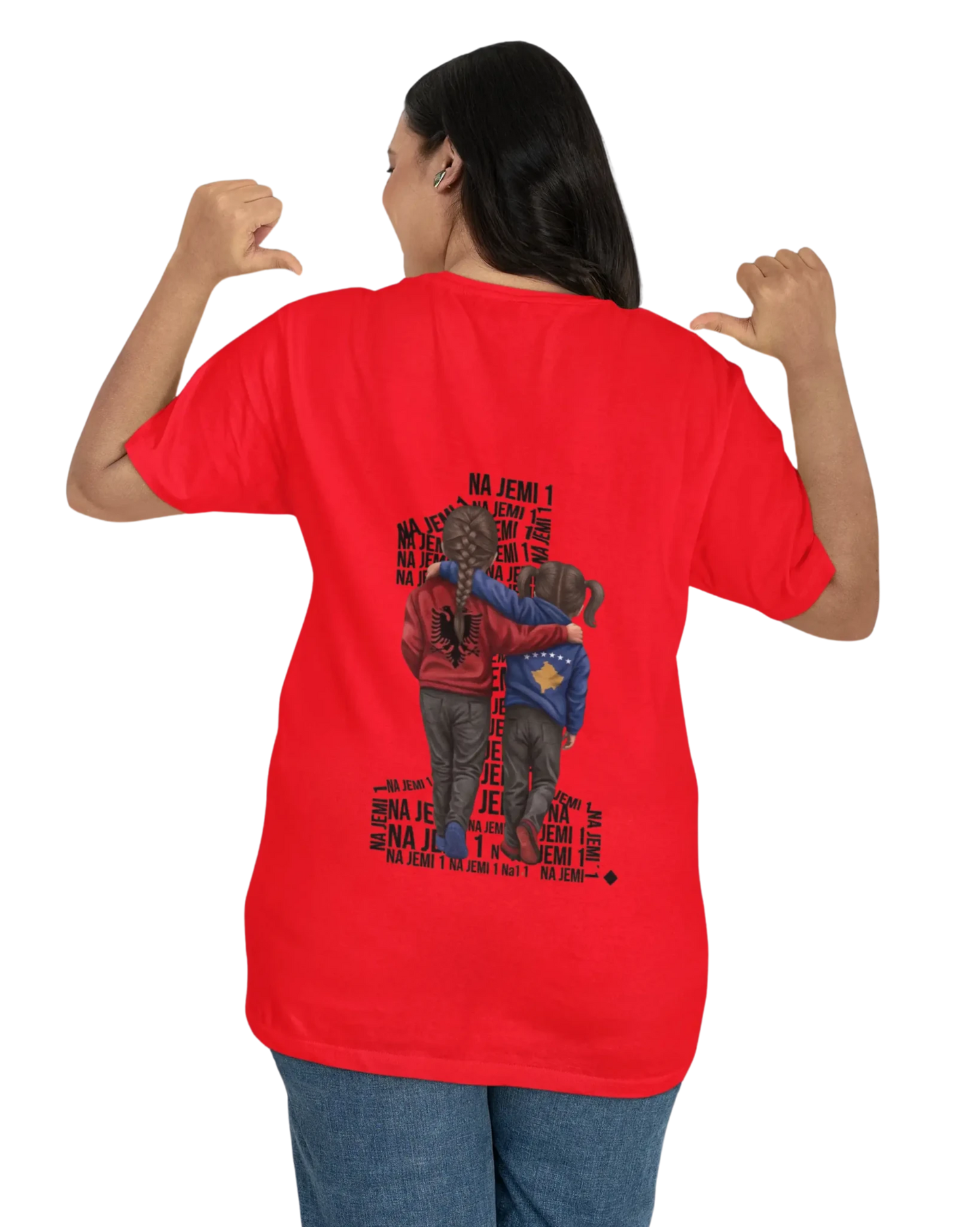 Na jemi Nje Oversized T-Shirt Universal 2 Vorverkauf - Albanien Shop