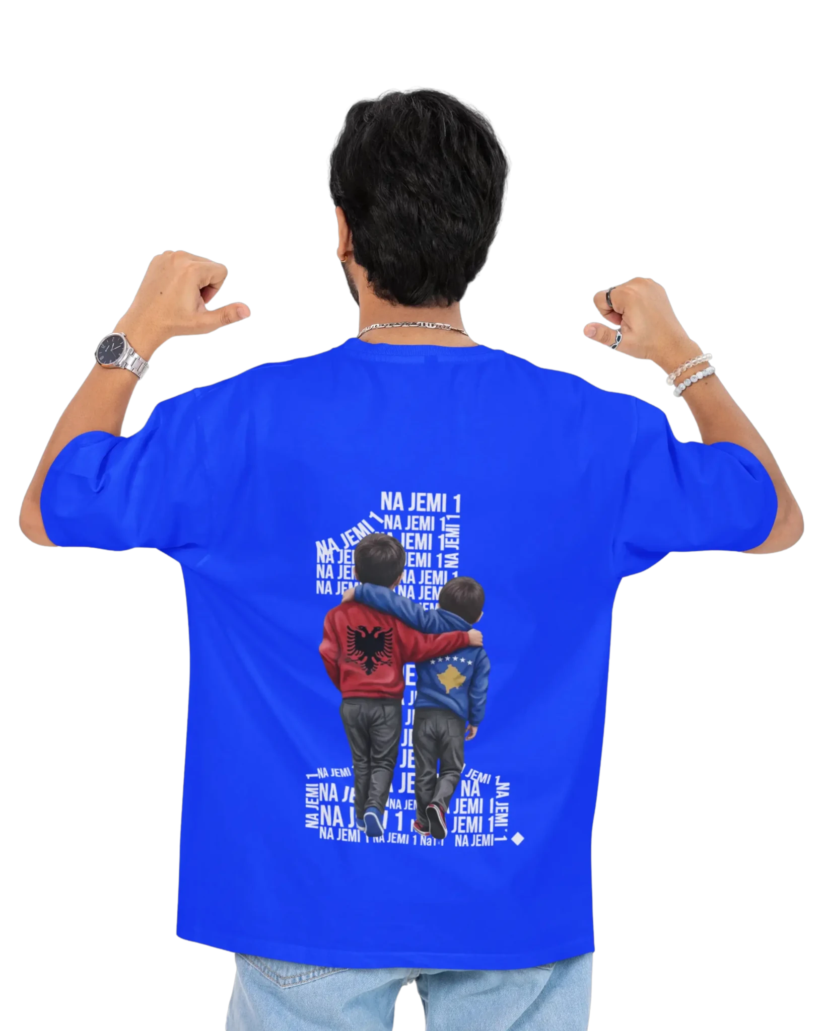 Na jemi Nje Oversized T-Shirt Universal 4 - Vorverkauf - Albanien Shop