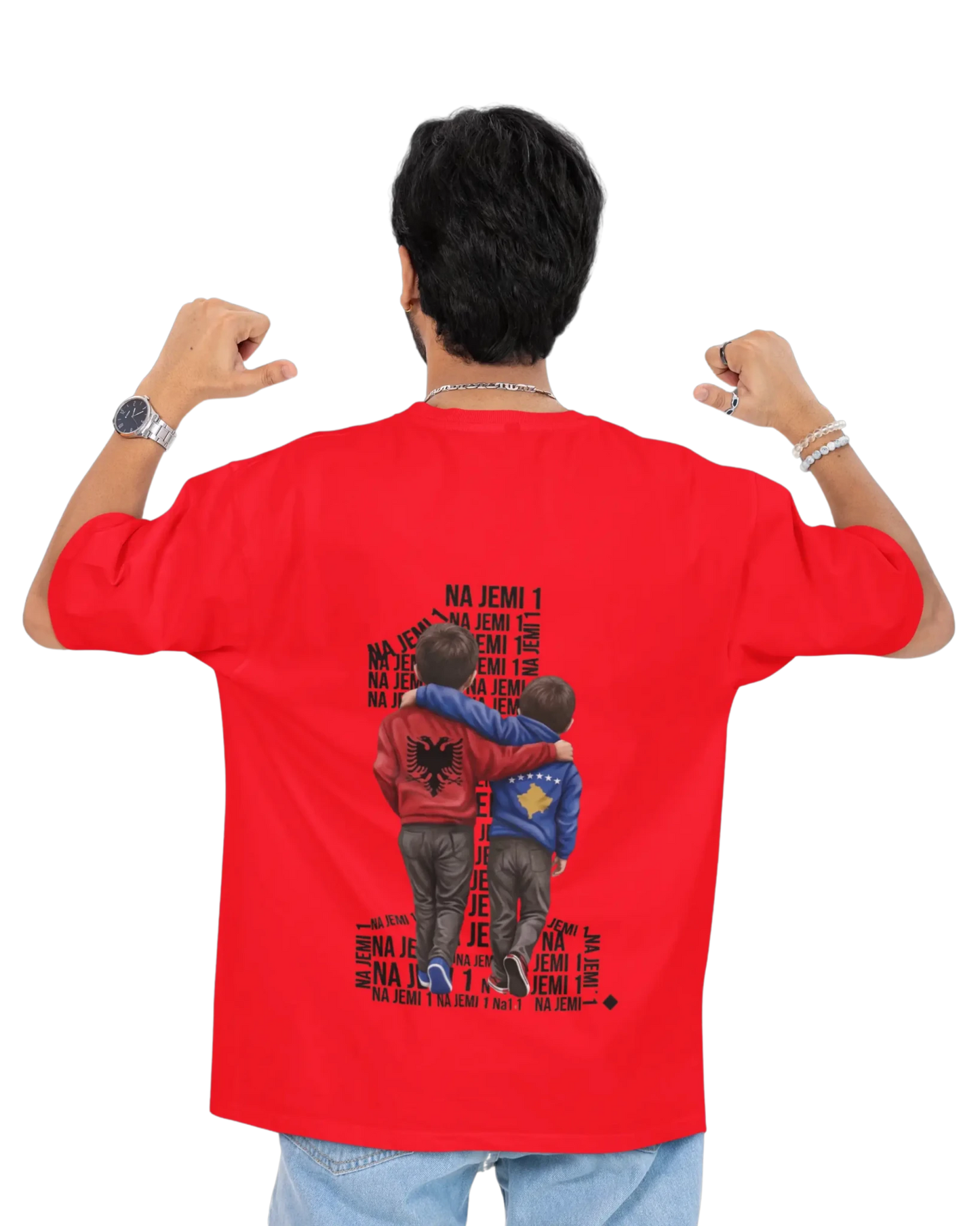 Na jemi Nje Oversized T-Shirt Universal 4 - Vorverkauf - Albanien Shop