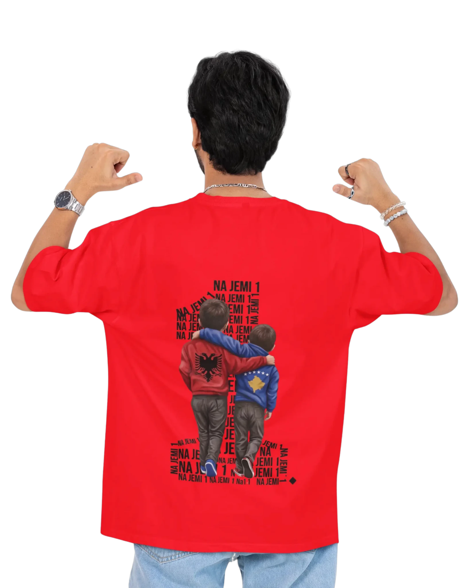 Na jemi Nje Oversized T-Shirt Universal 4 - Vorverkauf - Albanien Shop