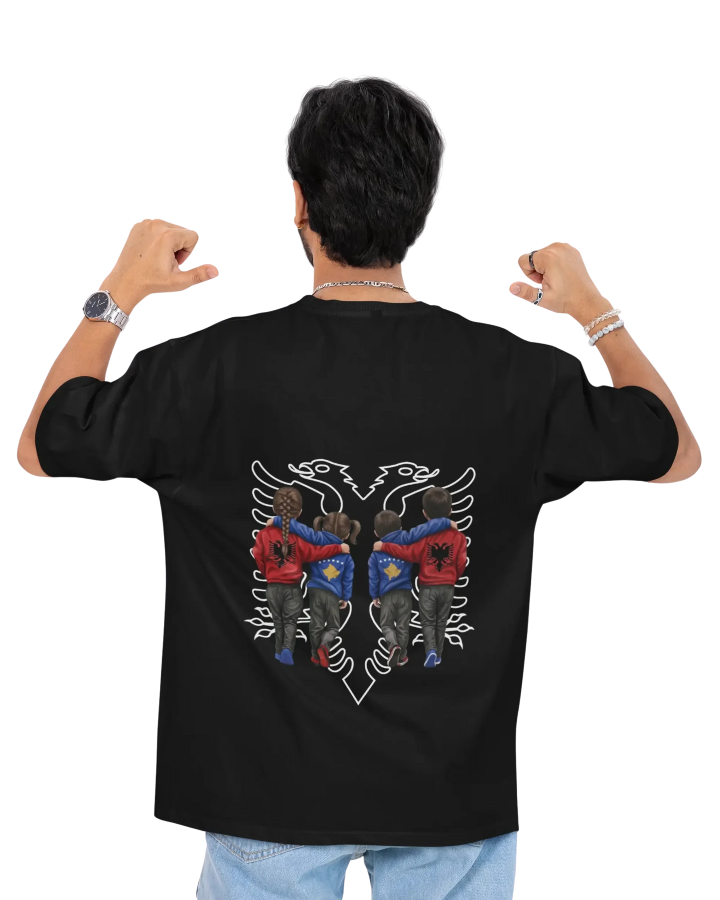 Na jemi Nje Oversized T-Shirt Universal 5 - Vorverkauf - Albanien Shop