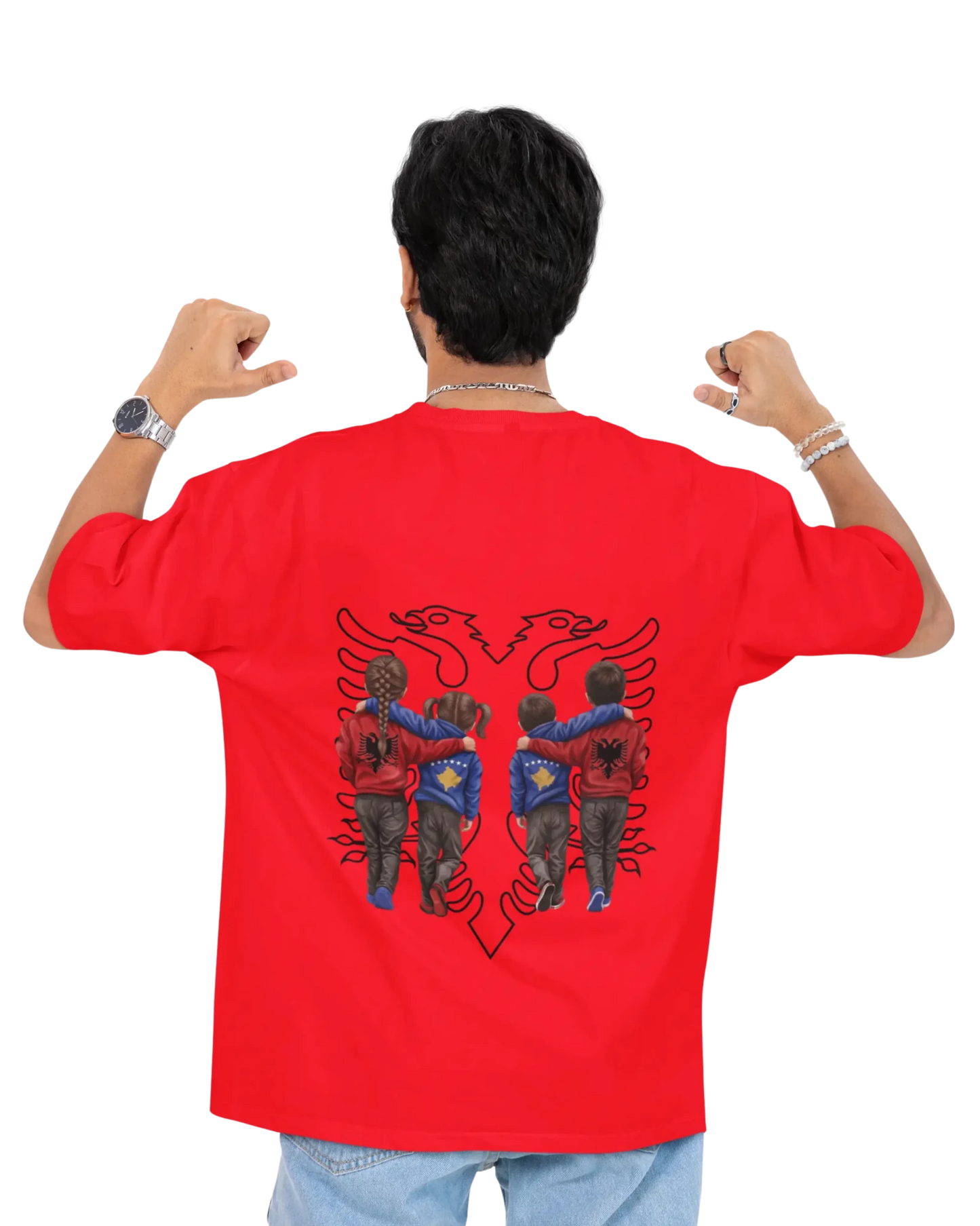 Na jemi Nje Oversized T-Shirt Universal 5 - Vorverkauf - Albanien Shop