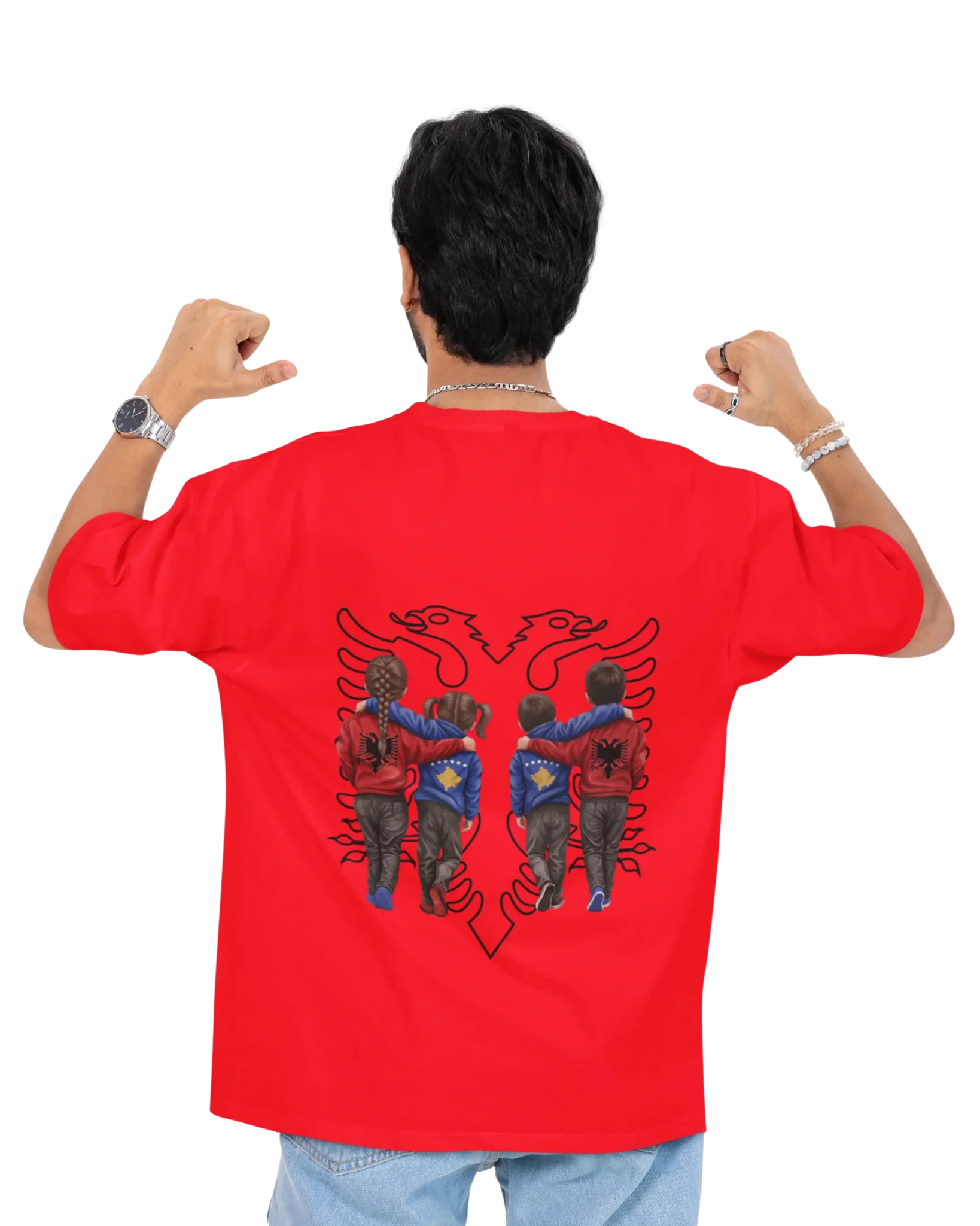 Na jemi Nje Oversized T-Shirt Universal 5 - Vorverkauf - Albanien Shop