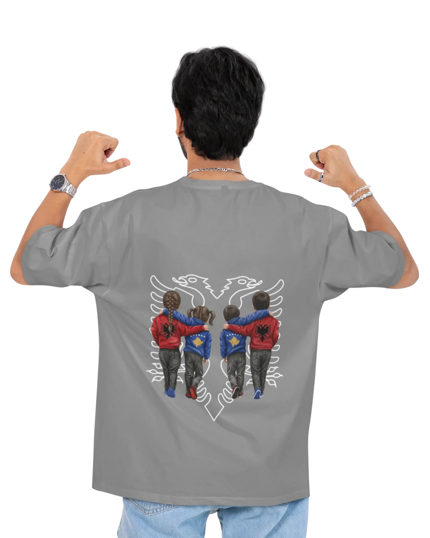 Na jemi Nje Oversized T-Shirt Universal 5 - Vorverkauf - Albanien Shop