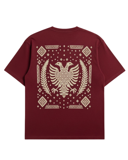 Na jemi Nje Oversized T-Shirt Universal Albanian Eagle - Vorverkauf - Albanien Shop