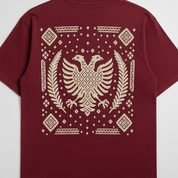 Na jemi Nje Oversized T-Shirt Universal Albanian Eagle - Vorverkauf - Albanien Shop