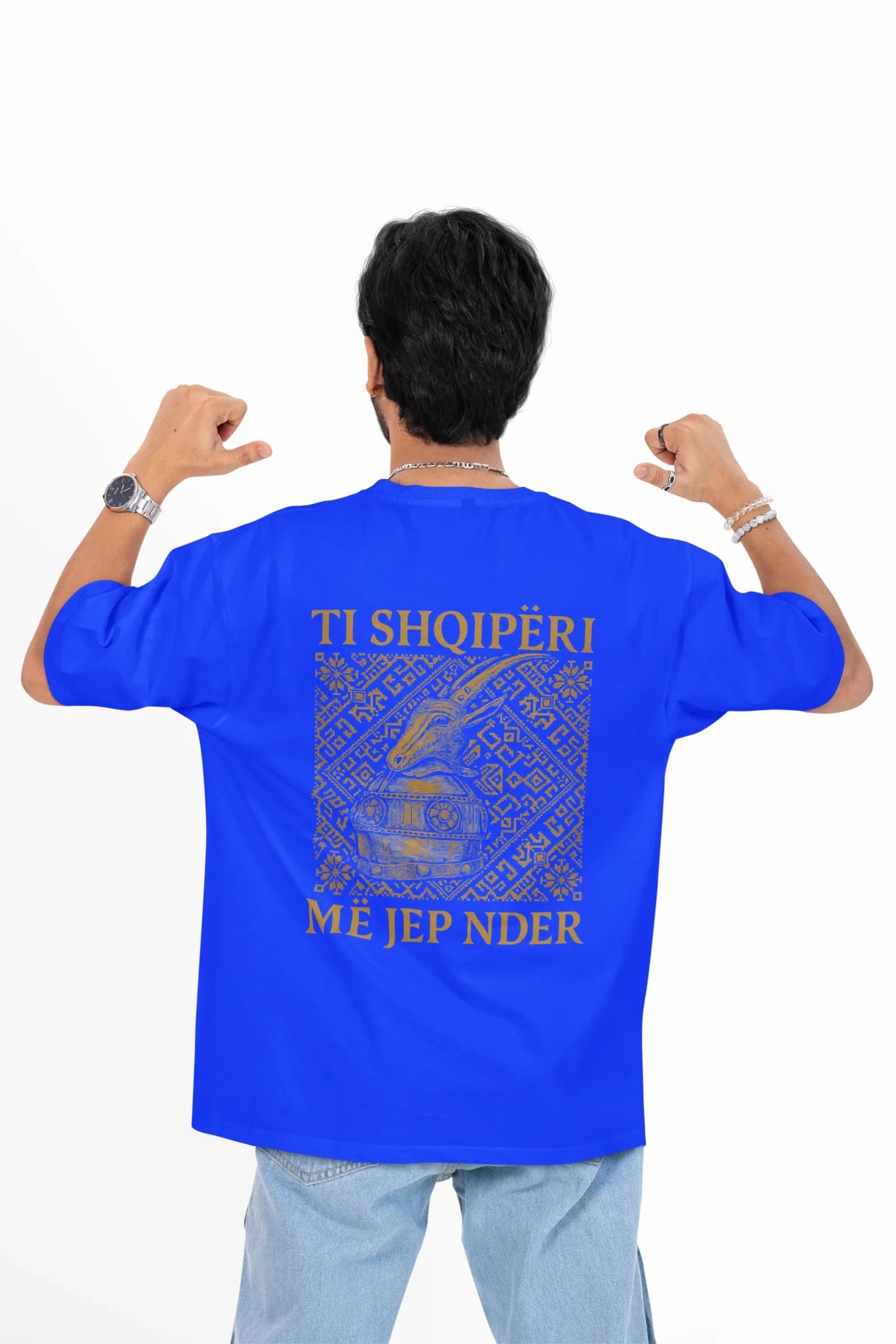 Na jemi Nje Oversized T-Shirt Universal Ndera - Vorverkauf - Albanien Shop