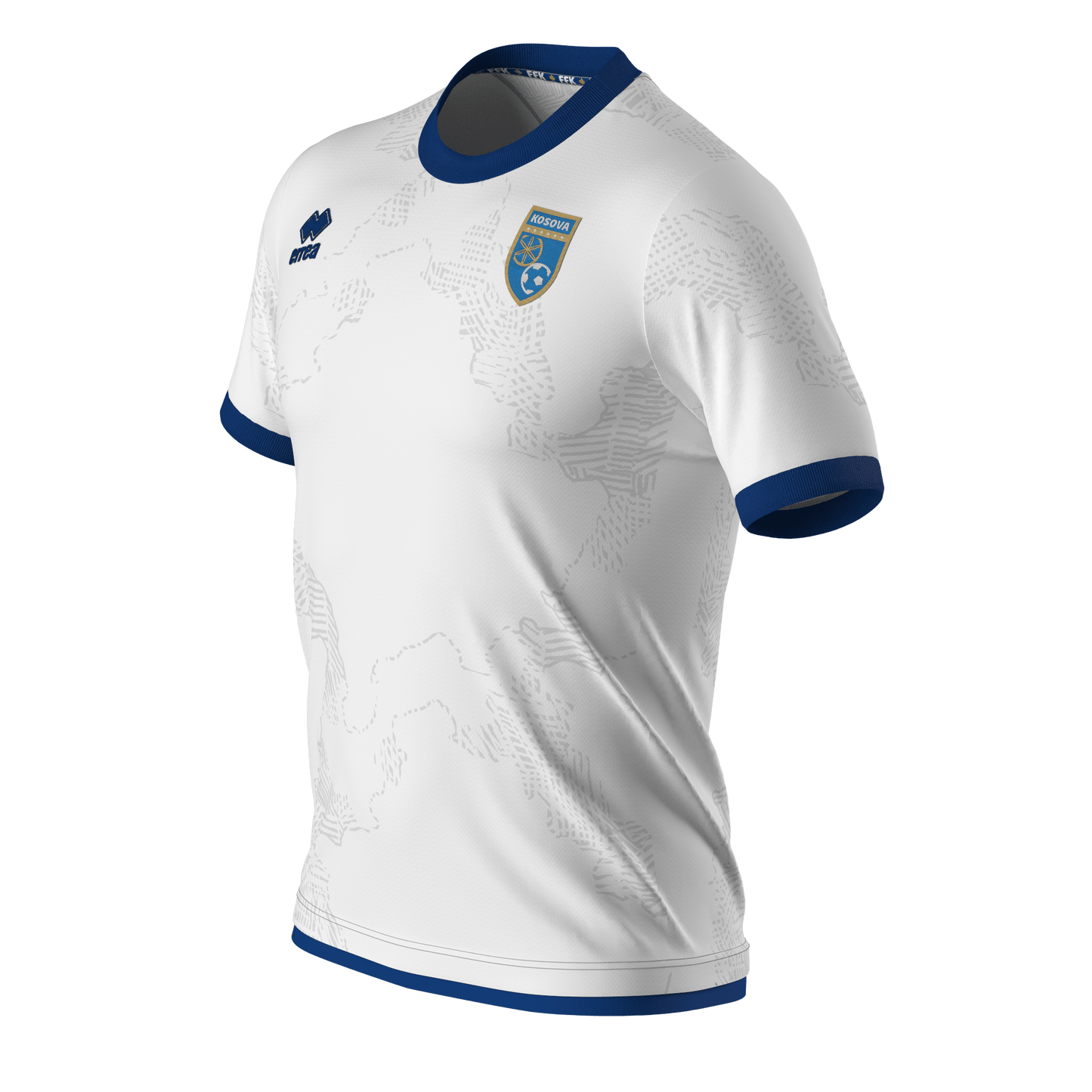 Offizielles Kosovo Trikot AWAY – White Edition (Erreà) | FFK | Dardanët - Albanien Shop