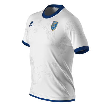 Offizielles Kosovo Trikot AWAY – White Edition (Erreà) | FFK | Dardanët - Albanien Shop