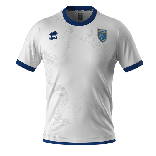 Offizielles Kosovo Trikot AWAY – White Edition (Erreà) | FFK | Dardanët - Albanien Shop