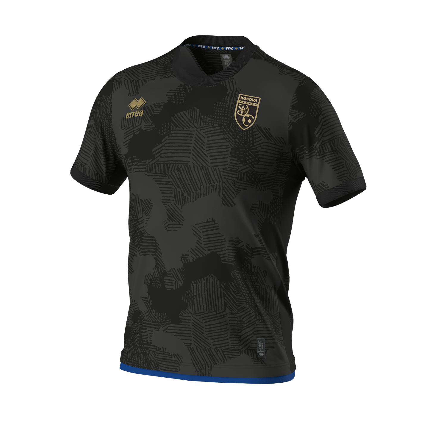 Detailansicht Wappen und Stoffstruktur