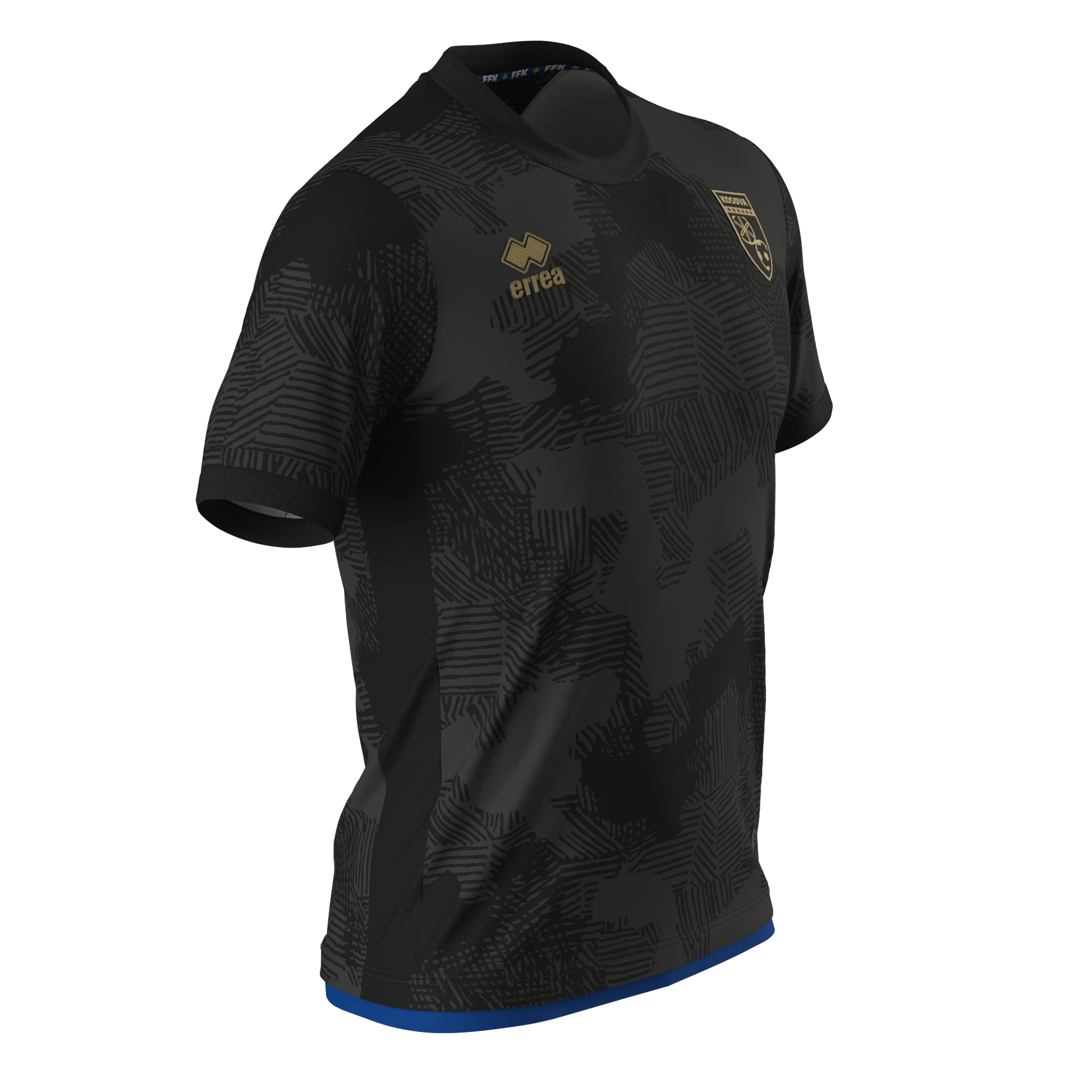 Offizielles Kosovo Trikot – Black Edition (Erreà) | FFK | Dardanët 3rd - Albanien Shop