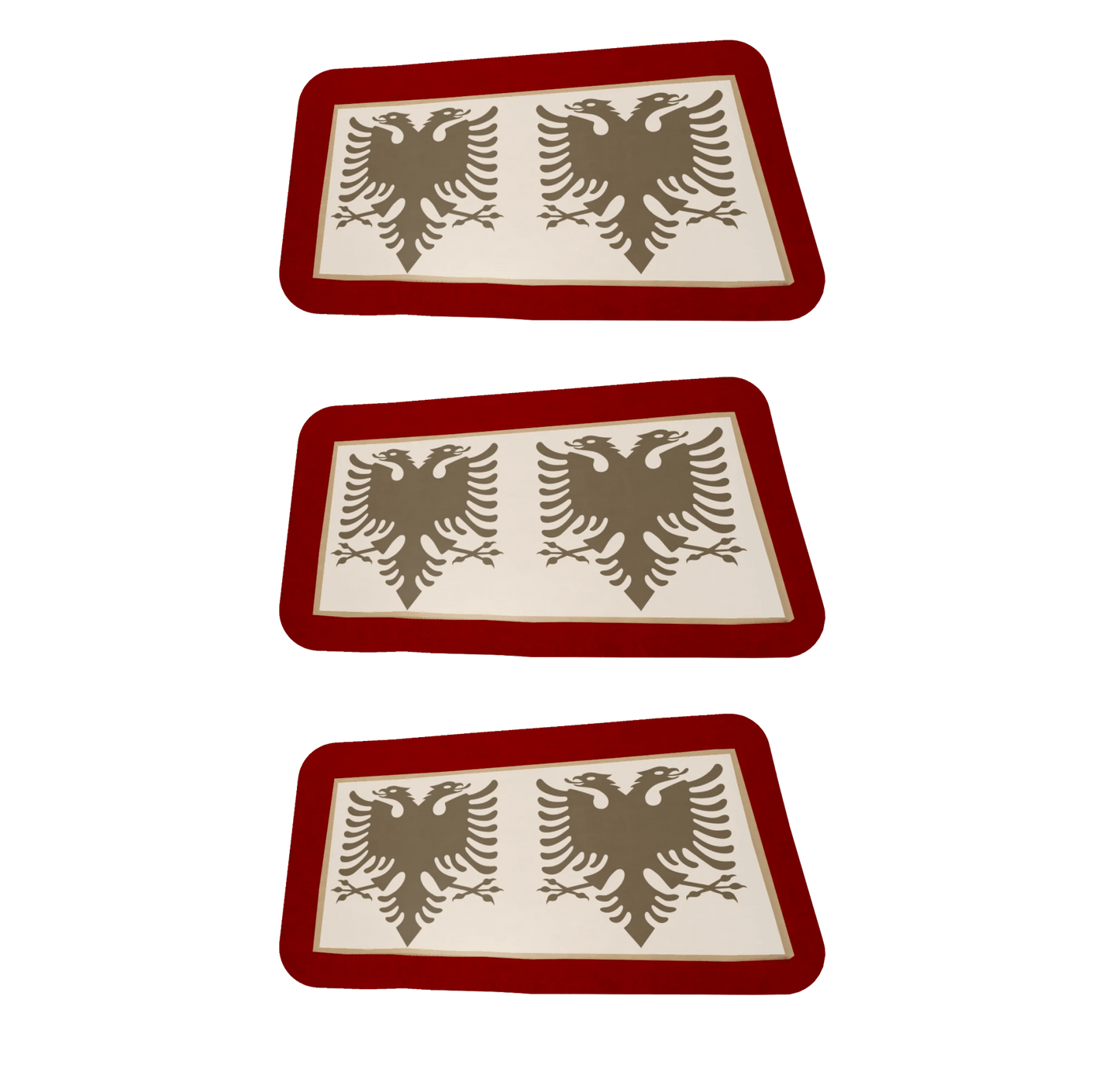 SCHWARZ Temporäres Wassertattoo Albanien (Verschiedene Größen verfügbar) - Albanien Shop