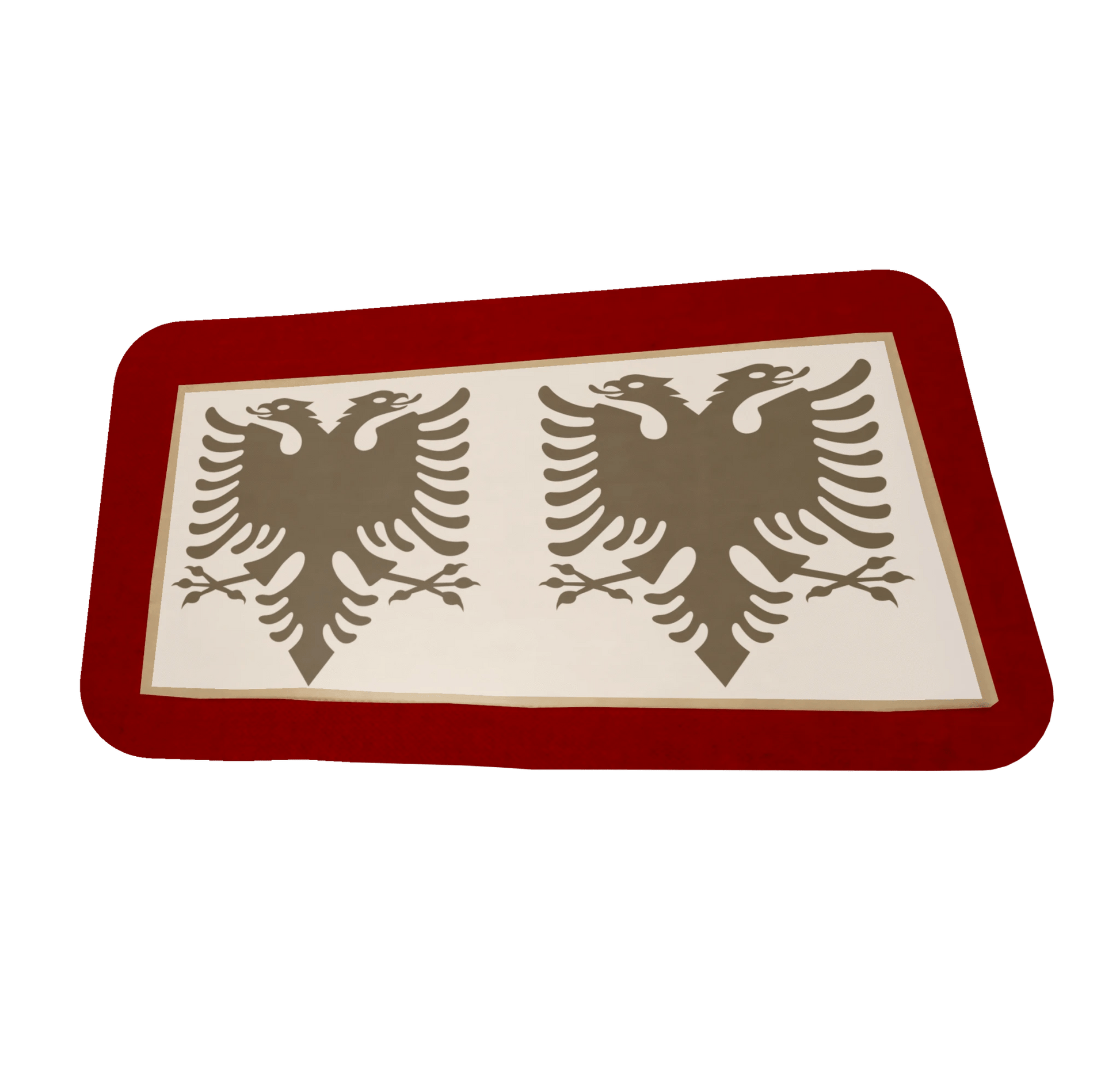 SCHWARZ Temporäres Wassertattoo Albanien (Verschiedene Größen verfügbar) - Albanien Shop