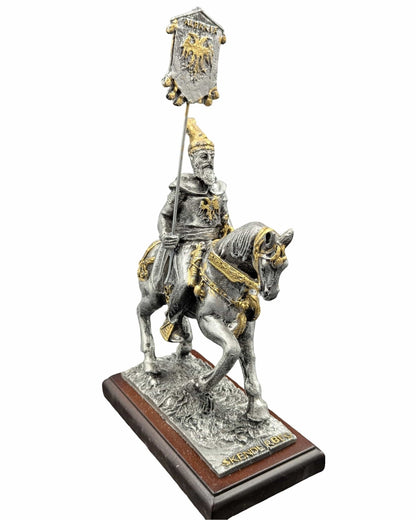 Skanderbeg Reiterstatue Gold/Silber - Albanien Shop