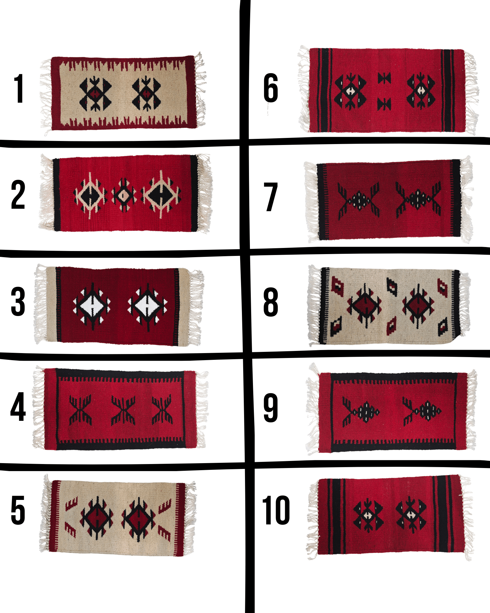 Traditioneller Albanischer Mini - Teppich - Albanien Shop