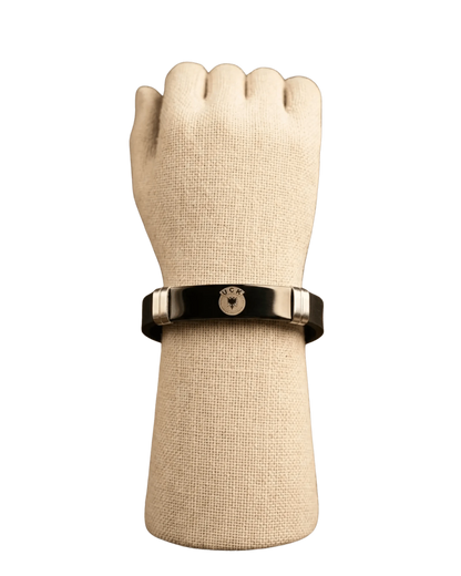UCK Armband mit Doppeladler Emblem – Kosovo Schmuckarmband | Schwarz & Goldfarben - Albanien Shop