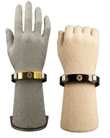 UCK Armband mit Doppeladler Emblem – Kosovo Schmuckarmband | Schwarz & Goldfarben
