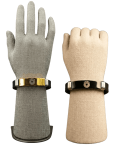 UCK Armband mit Doppeladler Emblem – Kosovo Schmuckarmband | Schwarz & Goldfarben