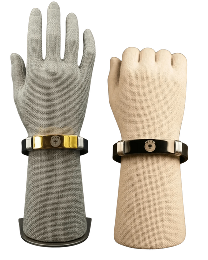 UCK Armband mit Doppeladler Emblem – Kosovo Schmuckarmband | Schwarz & Goldfarben - Albanien Shop