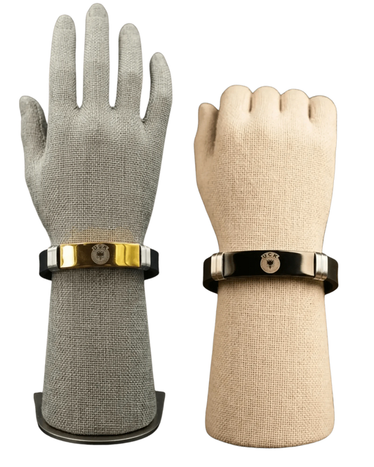 UCK Armband mit Doppeladler Emblem – Kosovo Schmuckarmband | Schwarz & Goldfarben - Albanien Shop