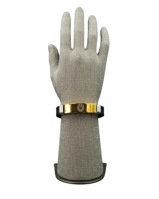 UCK Armband mit Doppeladler Emblem – Kosovo Schmuckarmband | Schwarz & Goldfarben - Albanien Shop
