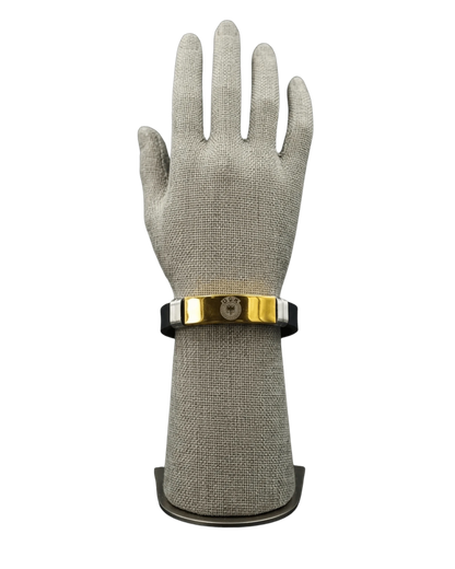 UCK Armband mit Doppeladler Emblem – Kosovo Schmuckarmband | Schwarz & Goldfarben - Albanien Shop