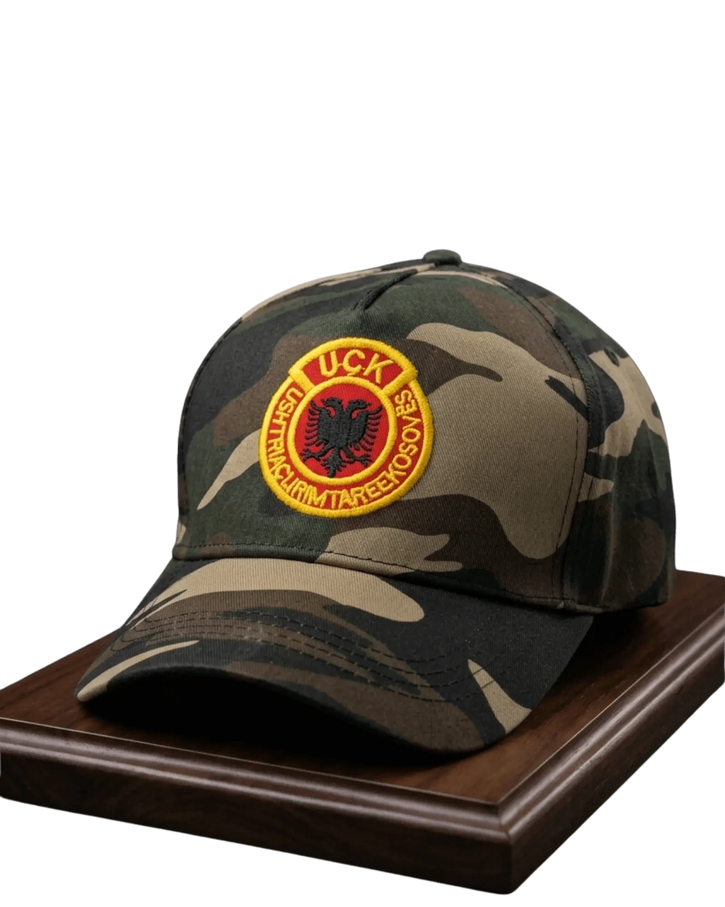UCK Camouflage Kappe mit Doppeladler Patch – Ushtria Clirimtare e Kosoves - Albanien Shop