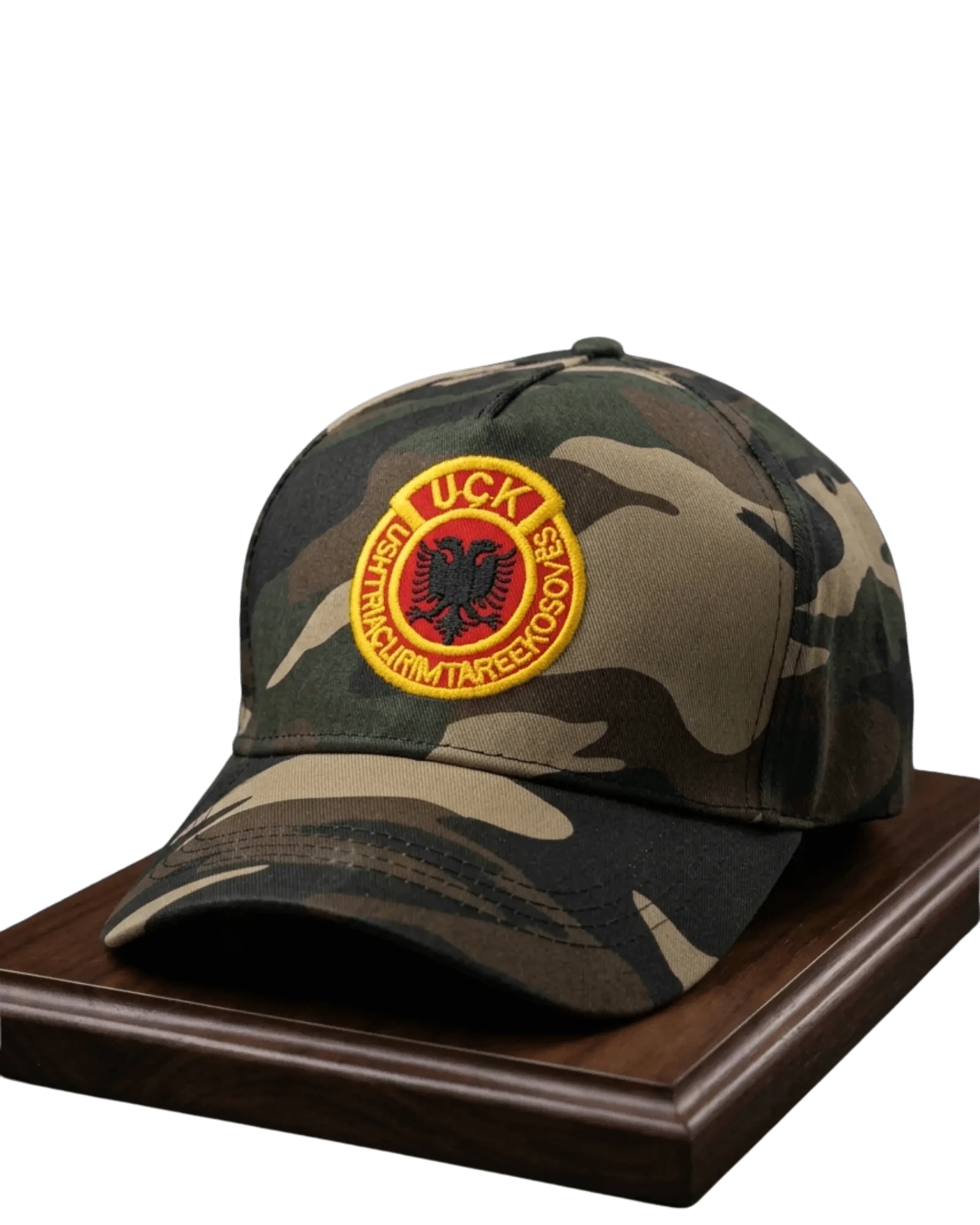 UCK Camouflage Kappe mit Doppeladler Patch – Ushtria Clirimtare e Kosoves - Albanien Shop