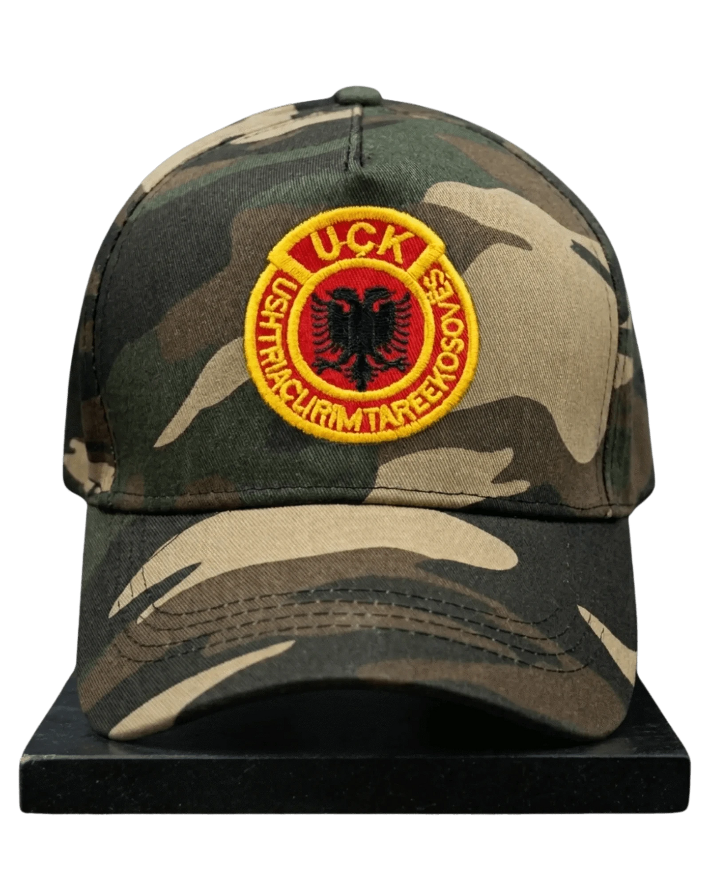 UCK Camouflage Kappe mit Doppeladler Patch – Ushtria Clirimtare e Kosoves - Albanien Shop