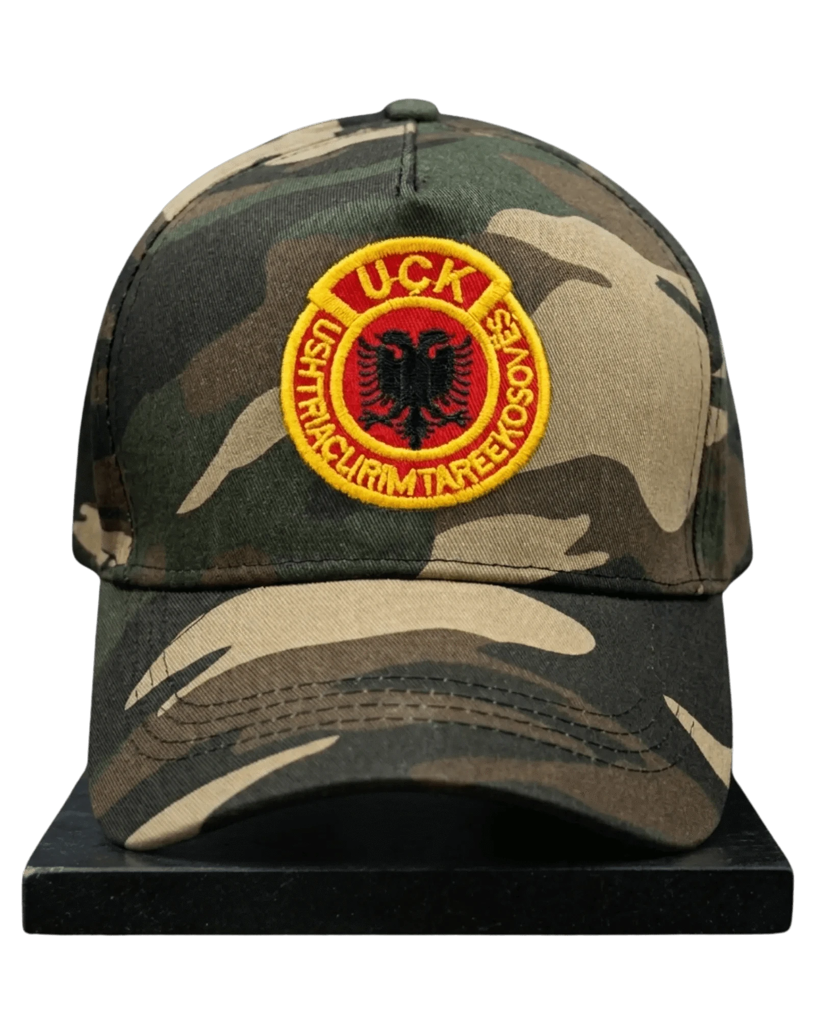UCK Camouflage Kappe mit Doppeladler Patch – Ushtria Clirimtare e Kosoves - Albanien Shop