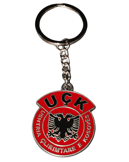UCK Schlüsselanhänger - Albanischer Adler - Ushtria Çlirimtare e Kosovës - Premium Metall Anhänger - Albanien Shop