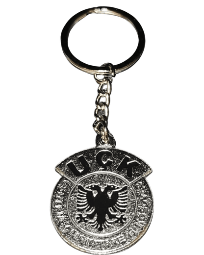 UCK Schlüsselanhänger - Albanischer Adler - Ushtria Çlirimtare e Kosovës - Premium Metall Anhänger - Albanien Shop